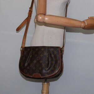 LOUIS VUITTON Monogram Menilmontant PM Shoulder Bag M40474 LV Auth 143940